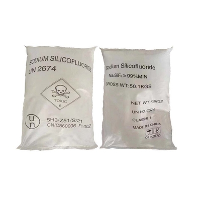Fluorosilicate νατρίου υψηλής αγνότητας 99% άσπρο κρύσταλλο Na2SiF6 CAS 16893-85-9