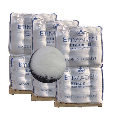 Pentahydrate βόρακα CAS 12179-04-3 σκόνη για το βόρακα Granualr 24tons σμάλτων γυαλιού